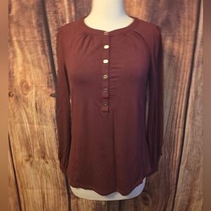 Boden Top Size 2 Burgundy